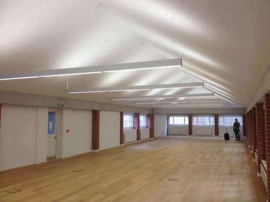 Heritage interior under careful works