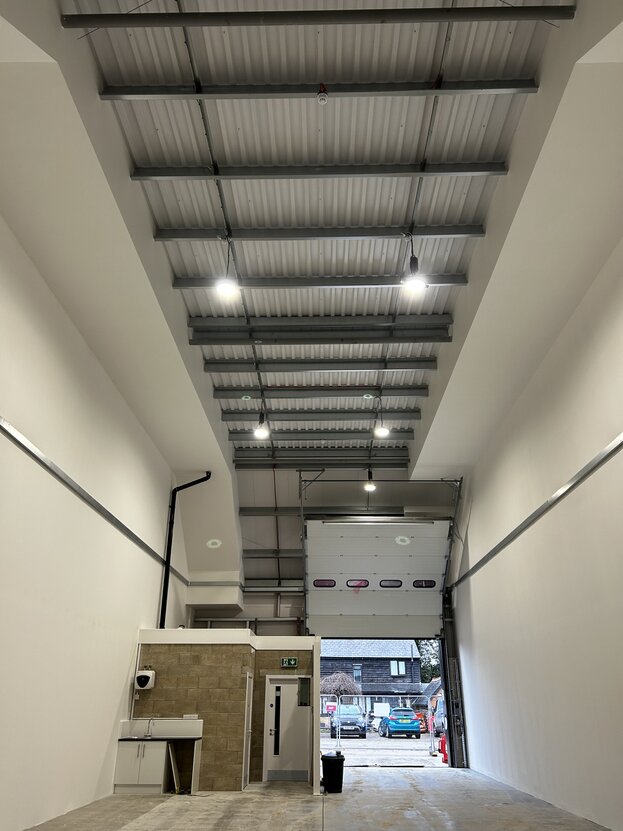 Logistics warehouse interior